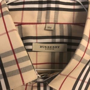 Woman’s Burberry button down
